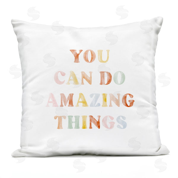 Stupell Industries Stupell Studio | Amazing Things Pastel Printed Throw Pillow