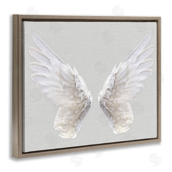 Stupell Industries Stupell Studio | Angel Wings On Grey