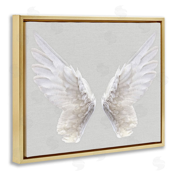 Stupell Industries Stupell Studio | Angel Wings On Grey