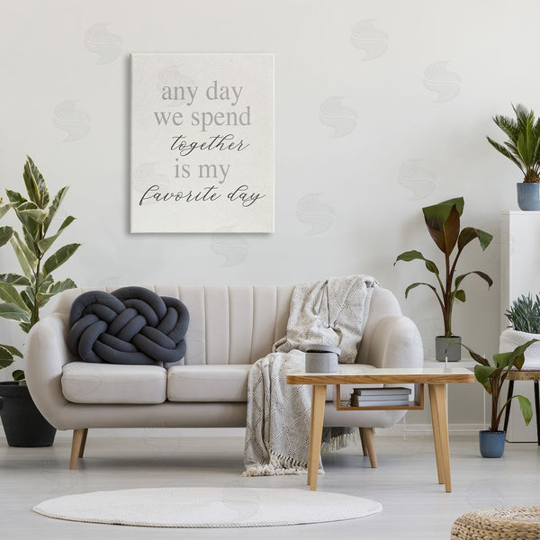 Stupell Industries Stupell Studio | Any Day We Spend Together Romance Wall Art