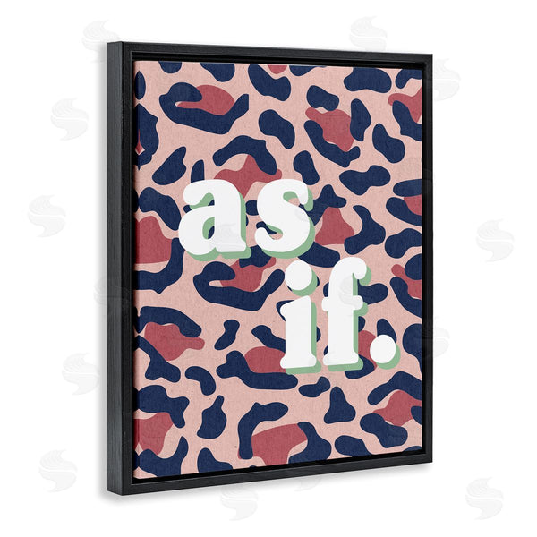 Stupell Industries Stupell Studio | As If Over Pink Leopard Print