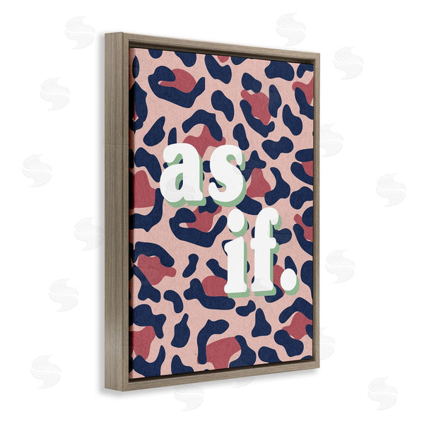 Stupell Industries Stupell Studio | As If Over Pink Leopard Print
