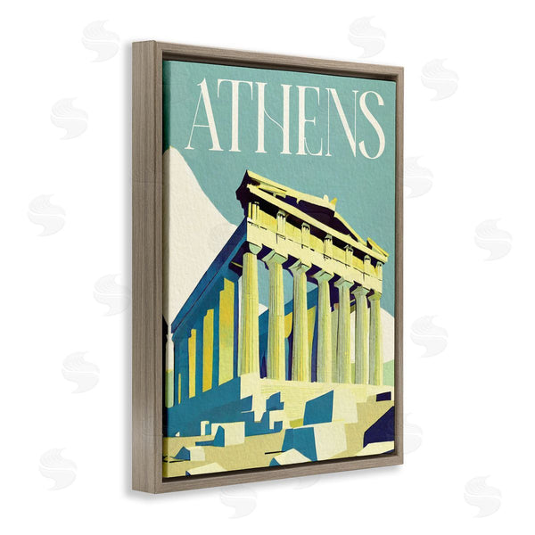 Stupell Industries Stupell Studio | Athens City Landmark Wall Art