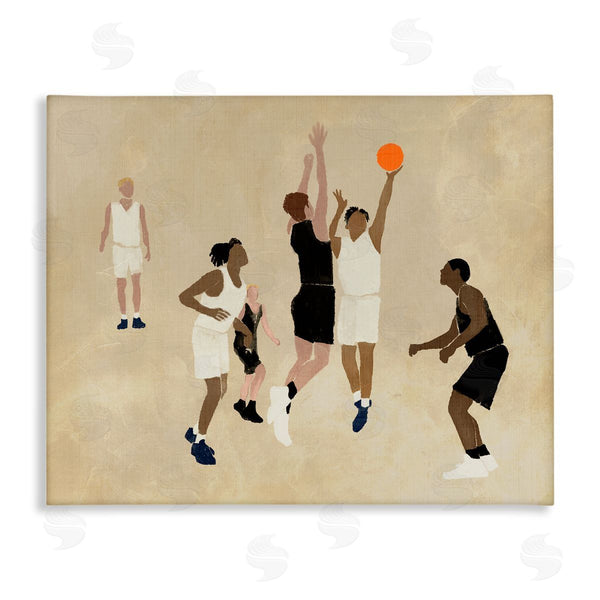 stupell industries Stupell Studio | Athletes Playing Basketball Wall Art
