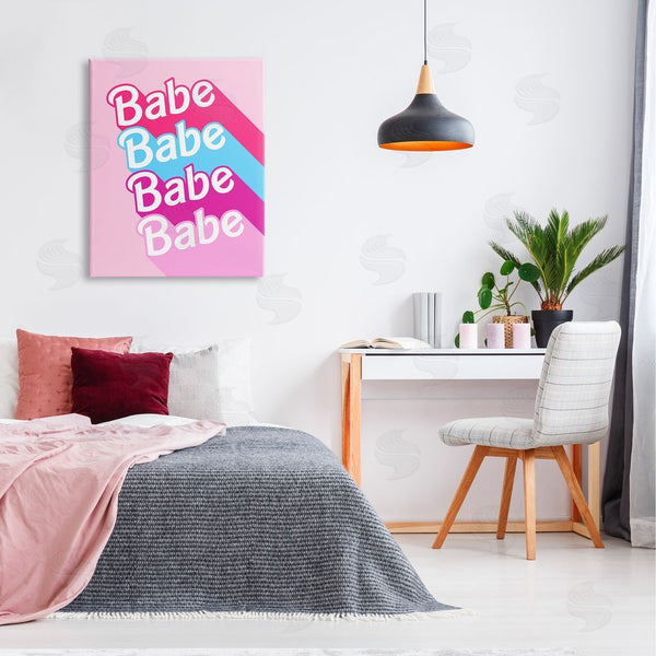 Stupell Industries Stupell Studio | Babe Glam Words Wall Art
