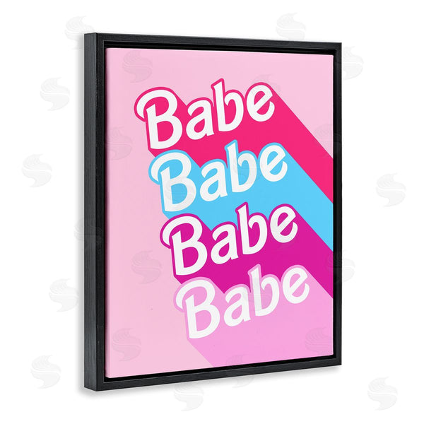 Stupell Industries Stupell Studio | Babe Glam Words Wall Art
