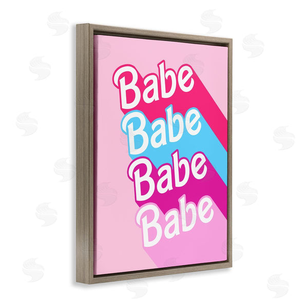 Stupell Industries Stupell Studio | Babe Glam Words Wall Art