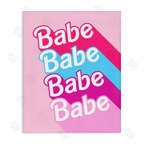 stupell industries Stupell Studio | Babe Glam Words Wall Art