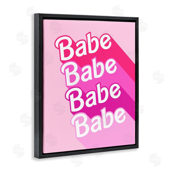 Stupell Industries Stupell Studio | Babe Pink Phrase Wall Art