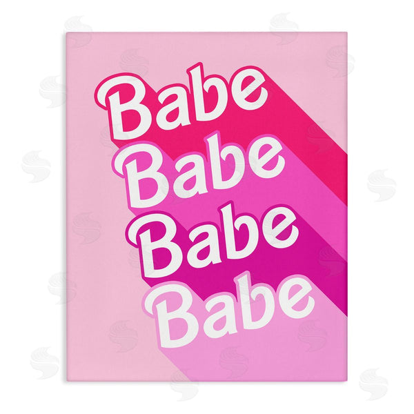 stupell industries Stupell Studio | Babe Pink Phrase Wall Art
