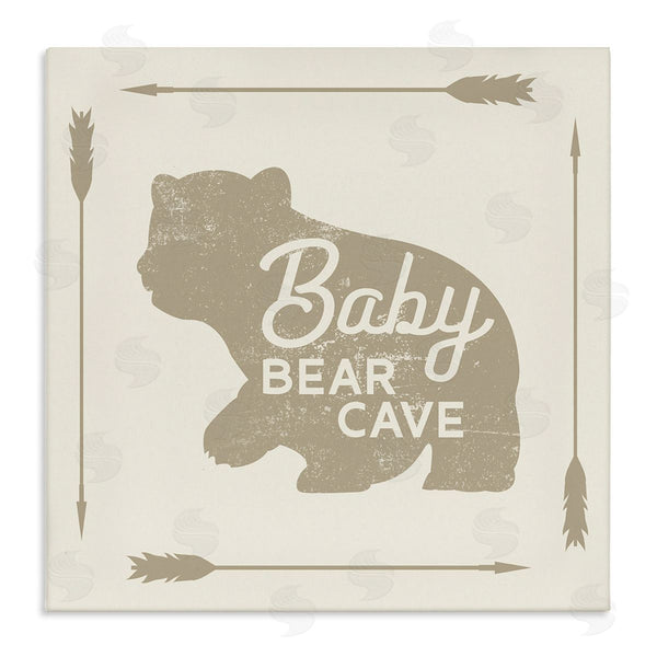 stupell industries Stupell Studio | Baby Bear Cave Animal Sign Wall Art