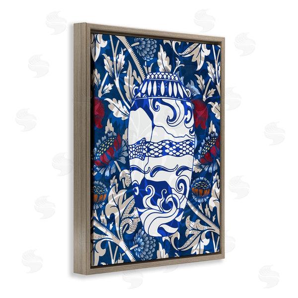 Stupell Industries Stupell Studio | Baroque Floral Pattern Vase Wall Art
