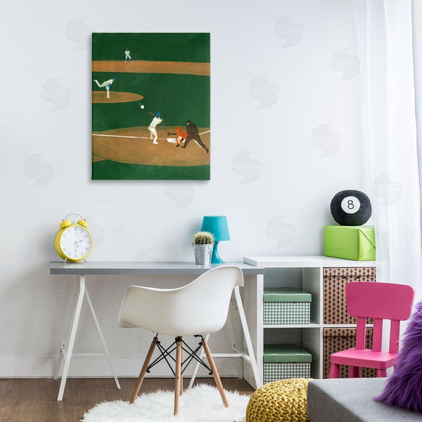 Stupell Industries Stupell Studio | Baseball Players View Wall Art