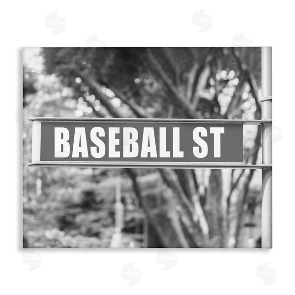 stupell industries Stupell Studio | Baseball Street Sign Wall Art