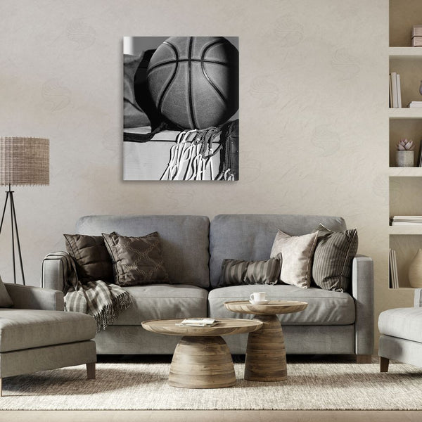 Stupell Industries Stupell Studio | Basketball Sport Still Life Wall Art