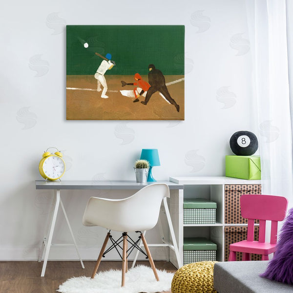 Stupell Industries Stupell Studio | Batting Baseball Players Wall Art