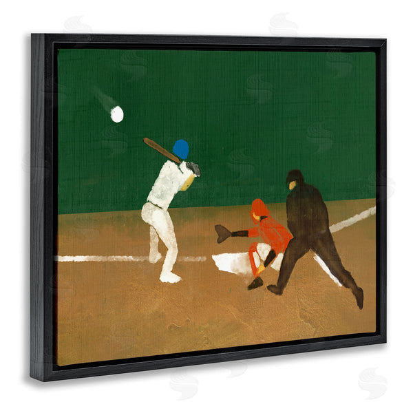 Stupell Industries Stupell Studio | Batting Baseball Players Wall Art