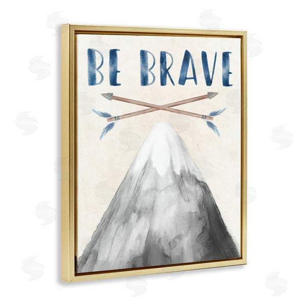 Stupell Industries Stupell Studio | Be Brave Mountain & Arrows