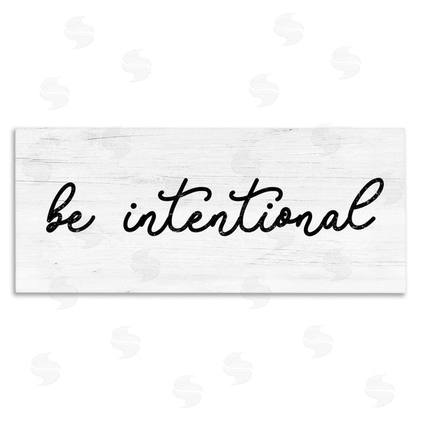 stupell industries Stupell Studio | Be Intentional Inspirational Phrase Wall Art
