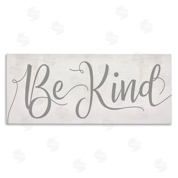 stupell industries Stupell Studio | Be Kind Phrase Charming Light Grey Typography