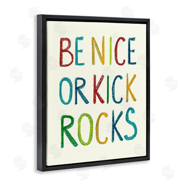 Stupell Industries Stupell Studio | Be Nice Minimal Phrase Wall Art