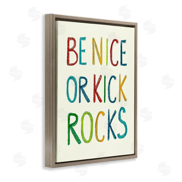 Stupell Industries Stupell Studio | Be Nice Minimal Phrase Wall Art