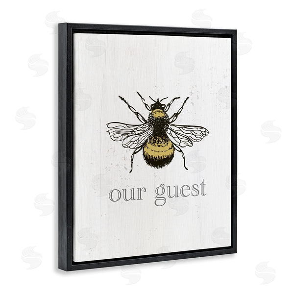 Stupell Industries Stupell Studio | Be Our Guest Bumblebee Wall Art