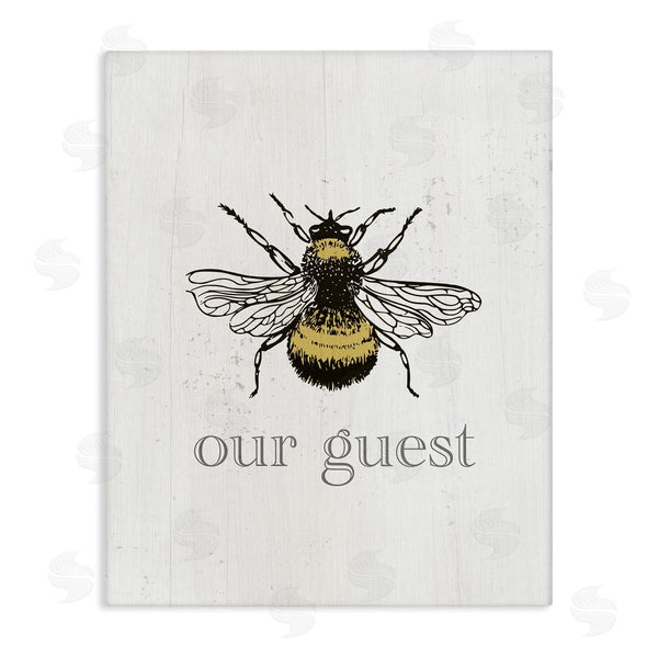 stupell industries Stupell Studio | Be Our Guest Bumblebee Wall Art