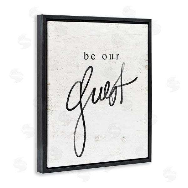 Stupell Industries Stupell Studio | Be Our Guest Phrase Wall Art