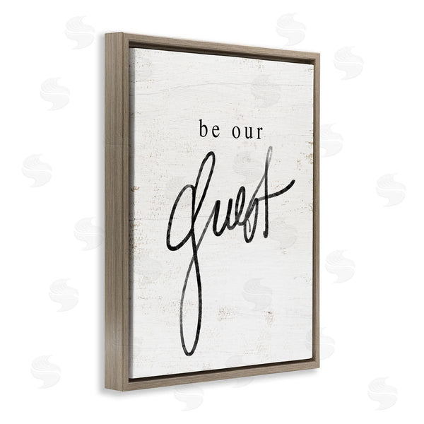 Stupell Industries Stupell Studio | Be Our Guest Phrase Wall Art