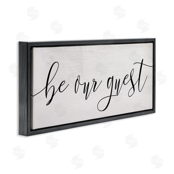 Stupell Industries Stupell Studio | Be Our Guest Script