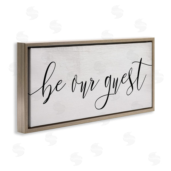 Stupell Industries Stupell Studio | Be Our Guest Script