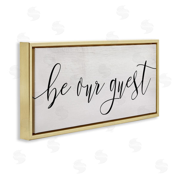 Stupell Industries Stupell Studio | Be Our Guest Script