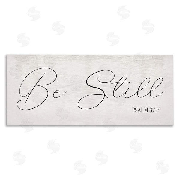 stupell industries Stupell Studio | Be Still Phrase Psalm 37:7 Elegant Script