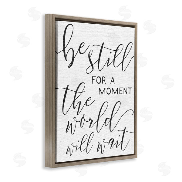 Stupell Industries Stupell Studio | Be Still Relaxing Typography