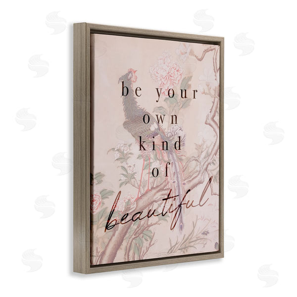 Stupell Industries Stupell Studio | Be Your Own Beautiful Phrase Vintage Wild Turkey