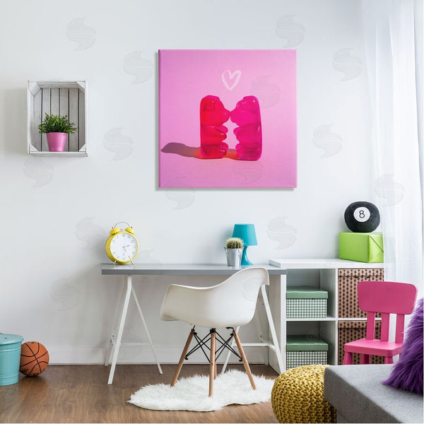 Stupell Industries Stupell Studio | Bears & Heart Candy Wall Art