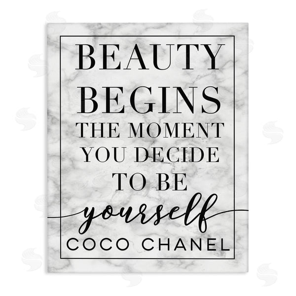 stupell industries Stupell Studio | Beauty Begins Inspiring Quote