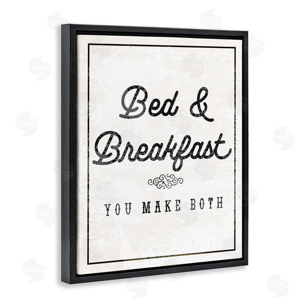 Stupell Industries Stupell Studio | Bed & Breakfast Humor Wall Art