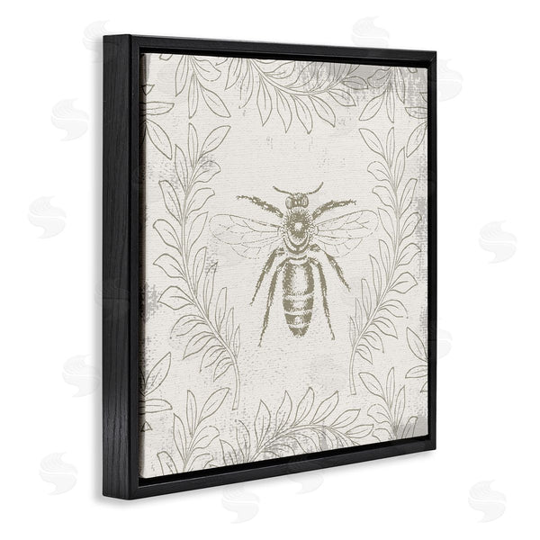 Stupell Industries Stupell Studio | Bee & Floral Pattern Wall Art