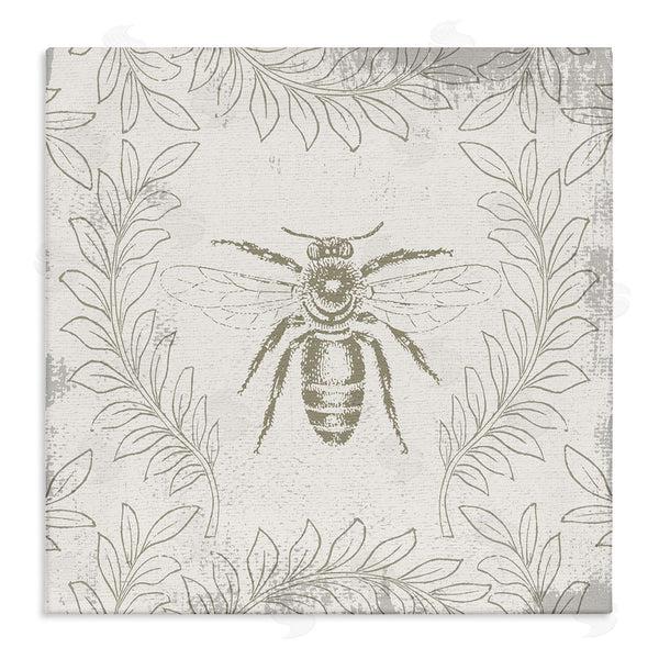 stupell industries Stupell Studio | Bee & Floral Pattern Wall Art