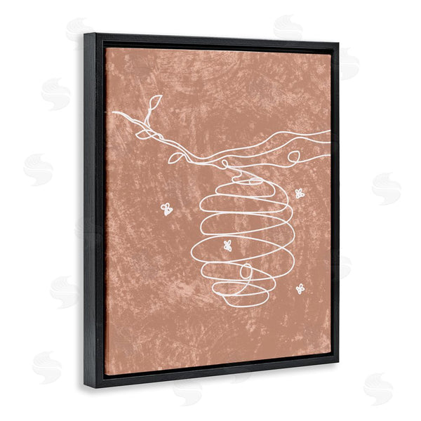 Stupell Industries Stupell Studio | Beehive Line Doodle Wall Art