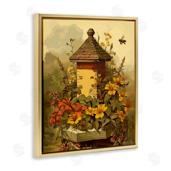 Stupell Industries Stupell Studio | Bees & Floral Architecture