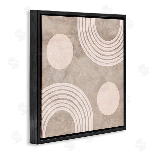 Stupell Industries Stupell Studio | Beige Arch Geometric Shapes Wall Art