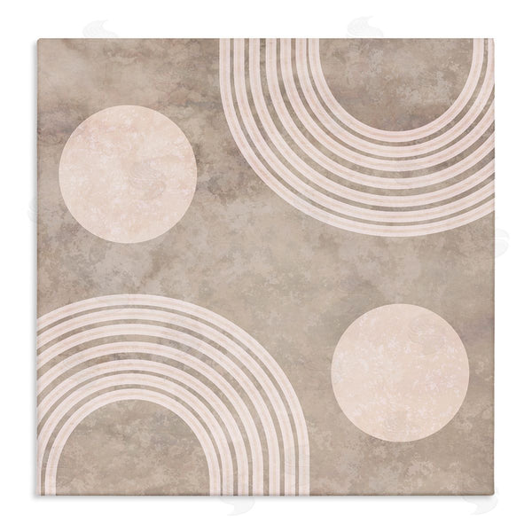 stupell industries Stupell Studio | Beige Arch Geometric Shapes Wall Art