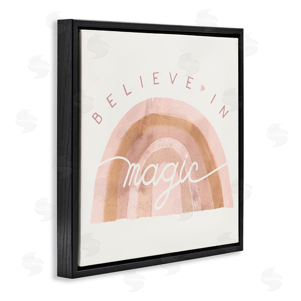 Stupell Industries Stupell Studio | Believe In Magic Watercolor Rainbow