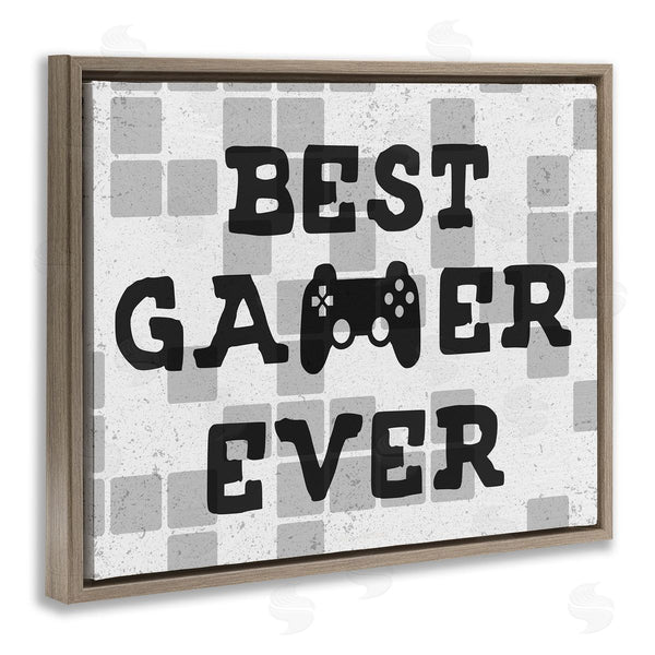 Stupell Industries Stupell Studio | Best Gamer Every Patterned Wall Art