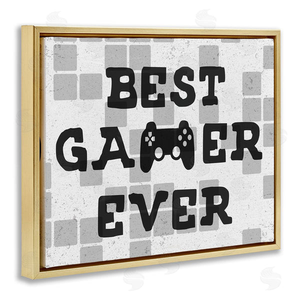 Stupell Industries Stupell Studio | Best Gamer Every Patterned Wall Art