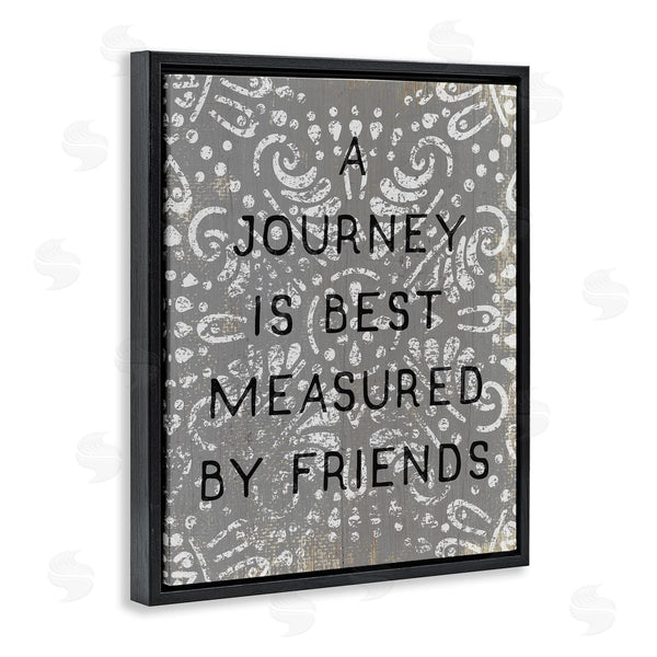 Stupell Industries Stupell Studio | Best Measured By Friends Distressed Boho