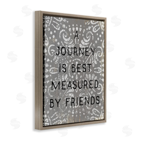 Stupell Industries Stupell Studio | Best Measured By Friends Distressed Boho